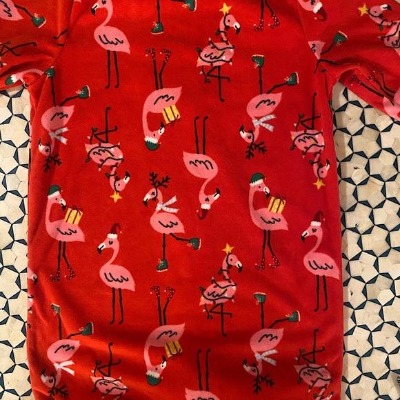 Carter’s Holiday Themed Footed Fleece PJs size 10 - Picture 5 of 6